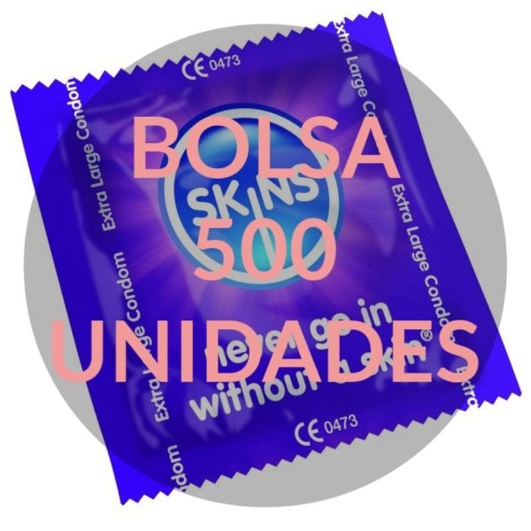 SKINS - CONDOM EXTRA LARGE BAG 500 - Afbeelding 2