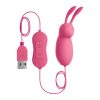 OMG - CUTE RABBIT POWERFUL PINK VIBRATOR USB - Afbeelding 2