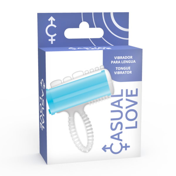 CASUAL LOVE - RING TONGUE VIBRATING BLUE - Afbeelding 3