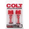 CALEXOTICS - COLT NIPPLE PROSUCKERS RED - Afbeelding 2