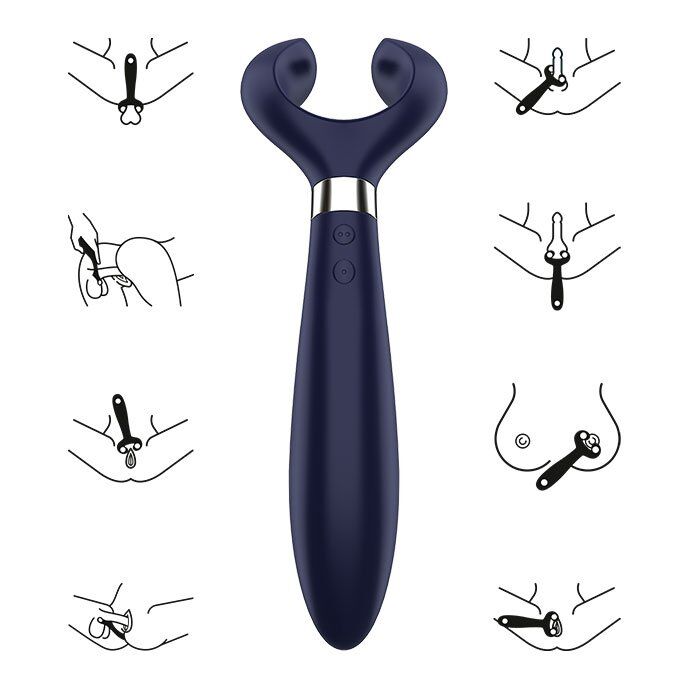 SATISFYER - ENDLESS FUN MULTI VIBRATOR 3 BLUE - Afbeelding 4
