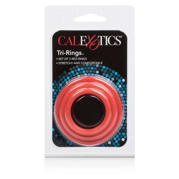 CALEXOTICS - TRI-RINGS SET RED - Afbeelding 4