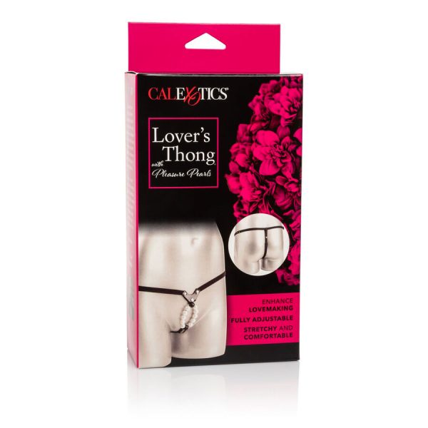 CALEXOTICS - LOVERS THONG W. PLEASURE PEARLS - Afbeelding 3