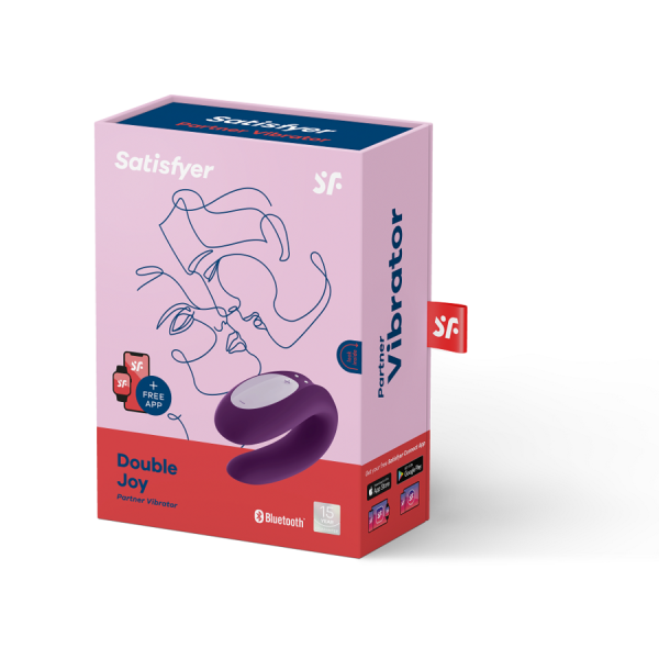 SATISFYER - DOUBLE JOY CON APP PURPLE - Afbeelding 7