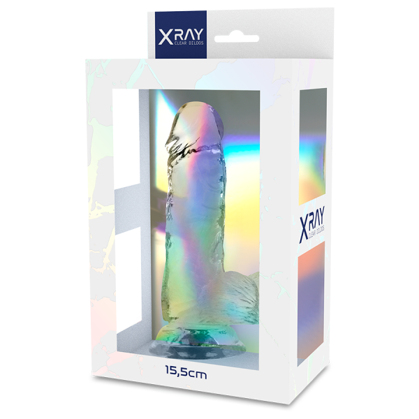 X RAY - CLEAR COCK WITH BALLS 15.5 CM -O- 3.5 CM - Afbeelding 7