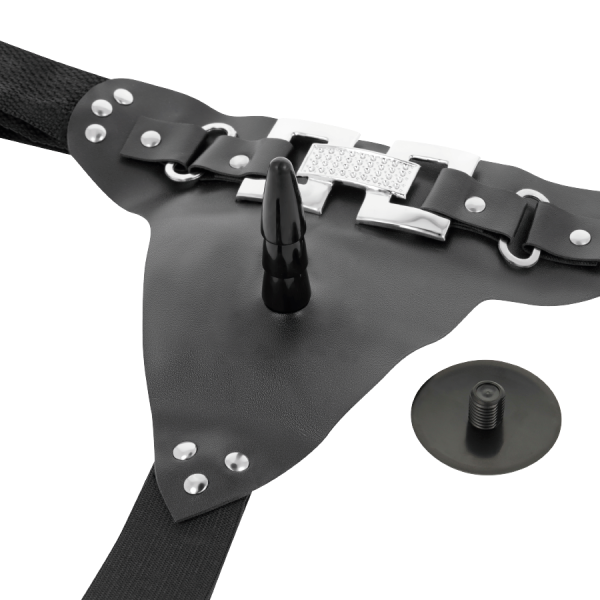 HARNESS ATTRACTION - DELUXE HARNESS WITH REALISTIC VIBRATION 18 CM -O- 4.5 CM - Afbeelding 5