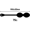 RITHUAL - NISHA RECHARGEABLE VIBRATING KEGEL BALLS ORCHID - Afbeelding 4
