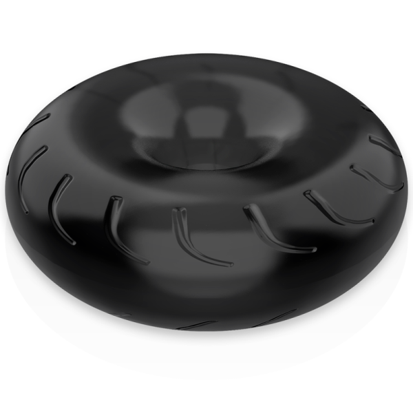 POWERING - SUPER FLEXIBLE AND RESISTANT PENIS RING 5CM PR08 BLACK - Afbeelding 7