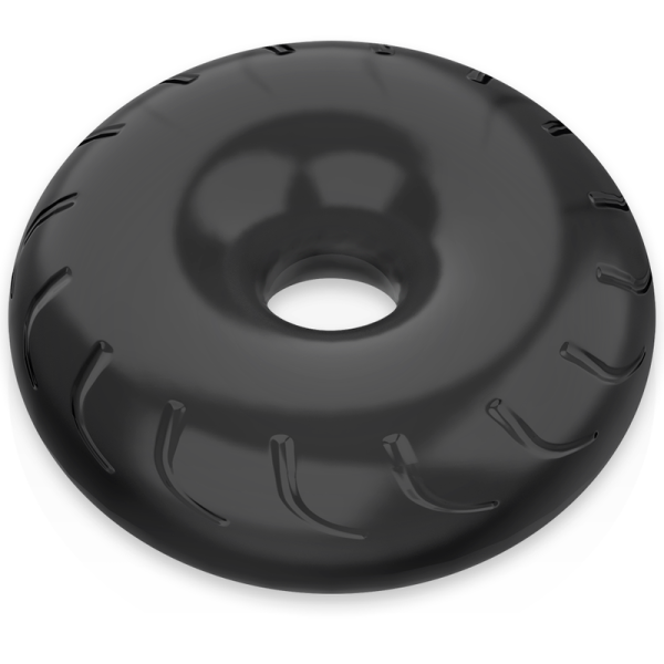 POWERING - SUPER FLEXIBLE AND RESISTANT PENIS RING 5CM PR08 BLACK - Afbeelding 6