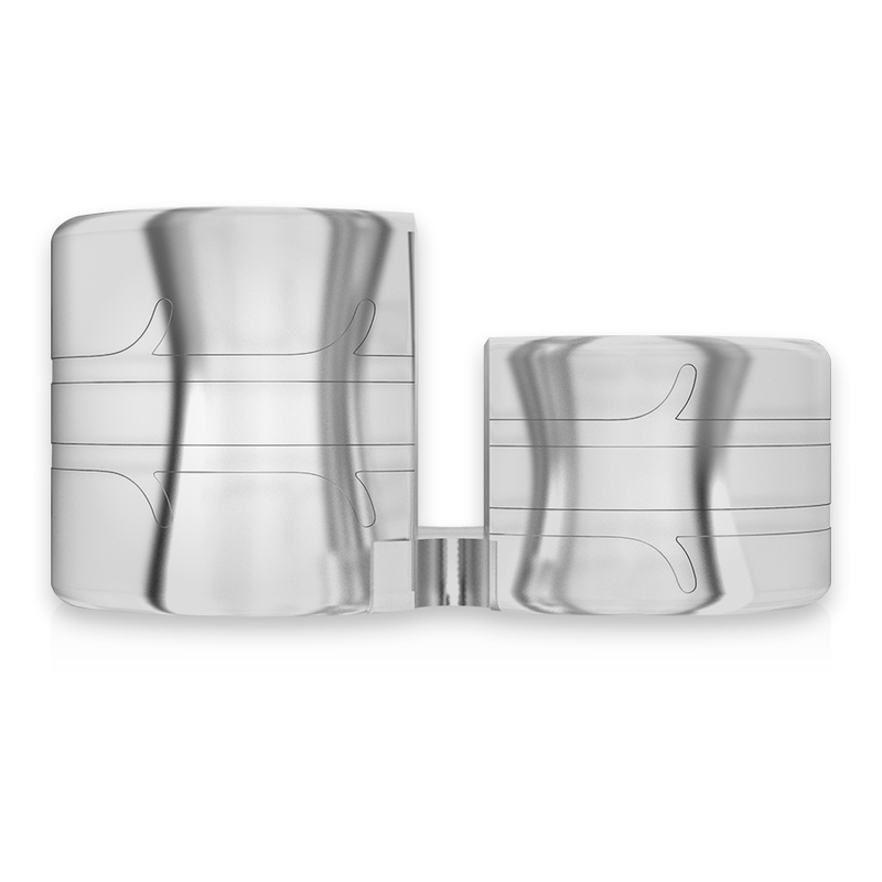 POWERING - SUPER FLEXIBLE AND RESISTANT DOUBLE PENIS RING PR09 CLEAR - Afbeelding 6