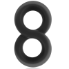 POWERING - SUPER FLEXIBLE AND RESISTANT PENIS AND TESTICLE RING PR12 BLACK - Afbeelding 2