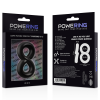 POWERING - SUPER FLEXIBLE AND RESISTANT PENIS AND TESTICLE RING PR12 BLACK - Afbeelding 9