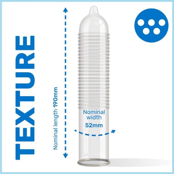 PASANTE - DOTTED CONDOMS MS PLACER 3 UNITS - Afbeelding 3