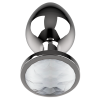COQUETTE CHIC DESIRE - ANAL PLUG METAL WHITE COLOR SIZE L 4 X 9 CM - Afbeelding 4