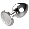 COQUETTE CHIC DESIRE - ANAL PLUG METAL WHITE COLOR SIZE L 4 X 9 CM - Afbeelding 7
