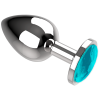 COQUETTE CHIC DESIRE - ANAL PLUG METAL BLUE COLOR SIZE L 4 X 9 CM - Afbeelding 7