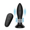MR PLAY - PLUG WITH BLACK ROTATING BALLS REMOTE CONTROL - Afbeelding 2