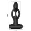 MR PLAY - SILICONE ANAL PLUG WITH VIBRATION - Afbeelding 5