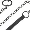 DARKNESS - BLACK NECKLACE WITH CHAIN - Afbeelding 4