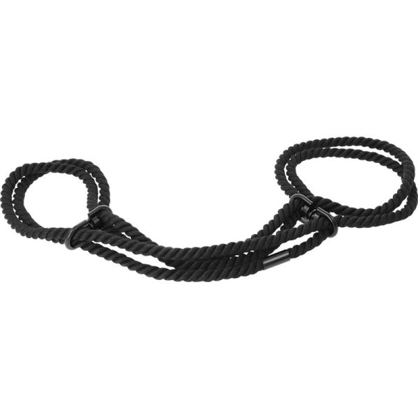 DARKNESS - 100% COTTON ROPE HANDCUFFS OR ANKLE HANDCUFFS - Afbeelding 3
