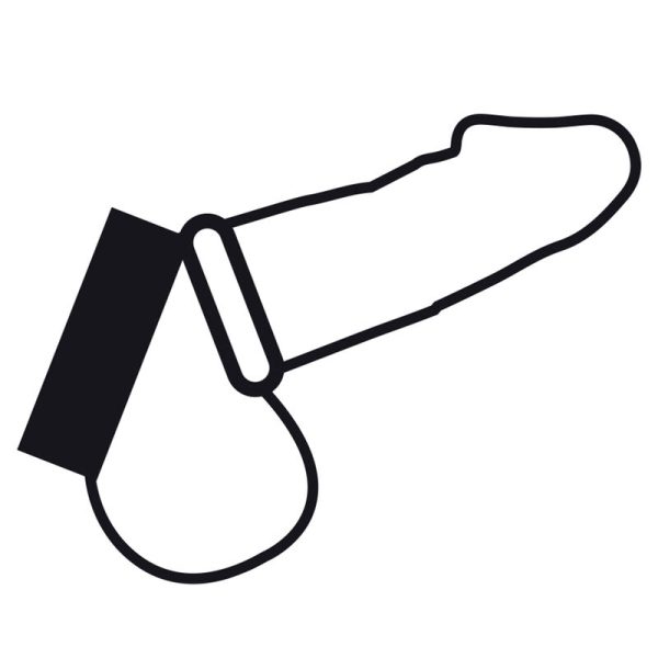 DARKNESS - METAL RING FOR THE PENIS AND TESTICLES - Afbeelding 4