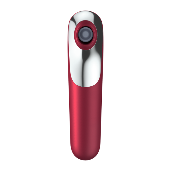 SATISFYER - DUAL LOVE VIBRATOR AND SUCTIONER WITH PULSED AIR RED - Afbeelding 4