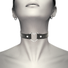 COQUETTE CHIC DESIRE - VEGAN LEATHER NECKLACE WOMAN HEART ACCESSORY - Afbeelding 2
