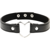 COQUETTE CHIC DESIRE - VEGAN LEATHER NECKLACE WOMAN HEART ACCESSORY - Afbeelding 3