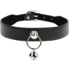 COQUETTE CHIC DESIRE - VEGAN LEATHER NECKLACE WOMAN ACCESSORY RATTLE/HOOP - Afbeelding 3