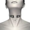 COQUETTE CHIC DESIRE - VEGAN LEATHER NECKLACE WITH HEART ACCESSORY WITH KEY - Afbeelding 2