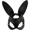 COQUETTE CHIC DESIRE - VEGAN LEATHER MASK WITH BUNNY EARS - Afbeelding 3