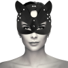 COQUETTE CHIC DESIRE - VEGAN LEATHER MASK WITH BUNNY EARS - Afbeelding 2