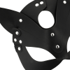 COQUETTE CHIC DESIRE - VEGAN LEATHER MASK WITH BUNNY EARS - Afbeelding 4
