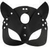COQUETTE CHIC DESIRE - VEGAN LEATHER MASK WITH BUNNY EARS - Afbeelding 3