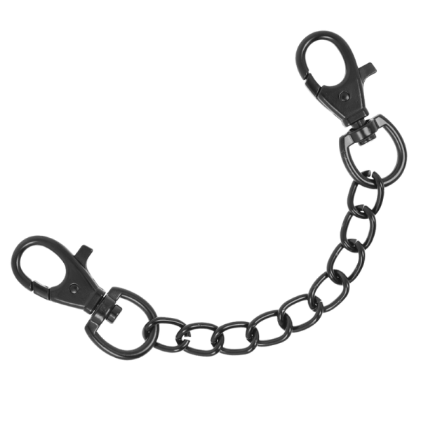 FETISH SUBMISSIVE - VEGAN LEATHER HANDCUFFS WITH NOPRENE LINING - Afbeelding 6