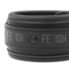 FETISH SUBMISSIVE - VEGAN LEATHER NECKLACE AND HANDCUFFS WITH NOPRENE LINING - Afbeelding 4