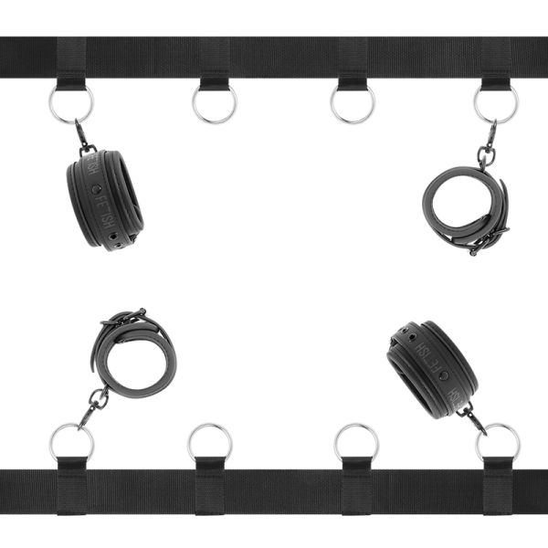 FETISH SUBMISSIVE - LUXURY BED TIES SET WITH NOPRENE LINING - Afbeelding 2