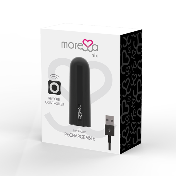 MORESSA - NIX VIBRATOR REMOTE CONTROL BLACK - Afbeelding 3