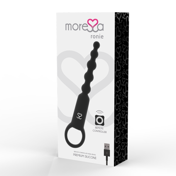 MORESSA - RONIE REMOTE CONTROL BLACK ANAL PLEASURE - Afbeelding 3