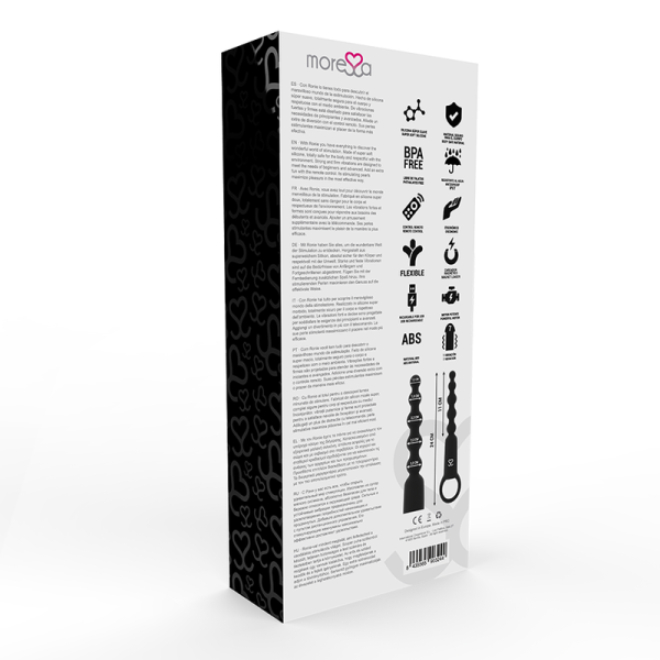 MORESSA - RONIE REMOTE CONTROL BLACK ANAL PLEASURE - Afbeelding 4