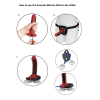 ELECTRASTIM - SILICONE FUSION KOMODO DILDO - Afbeelding 2