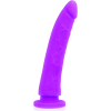 DELTA CLUB - TOYS HARNESS + DONG PURPLE SILICONE 23 CM -O- 4.5 CM - Afbeelding 6