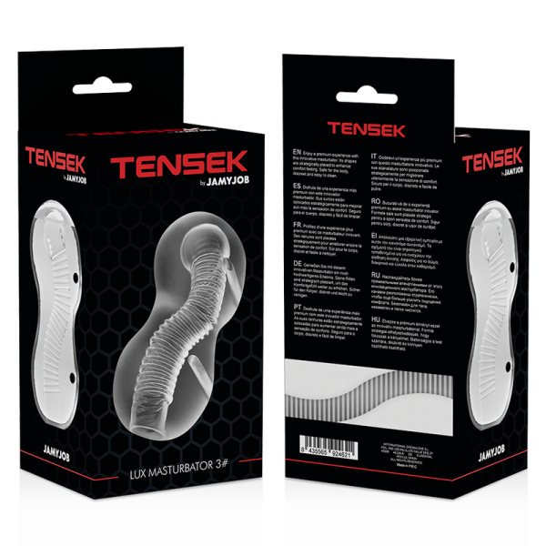 JAMYJOB - EXTREME TENSEK 3 MASTURBATOR CLEAR - Afbeelding 6