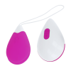 OHMAMA - TEXTURED VIBRATING EGG 10 MODES PURPLE AND WHITE - Afbeelding 2