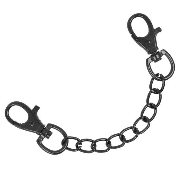 FETISH SUBMISSIVE ORIGEN - VEGAN LEATHER HANDCUFFS WITH NEOPRENE LINING - Afbeelding 5