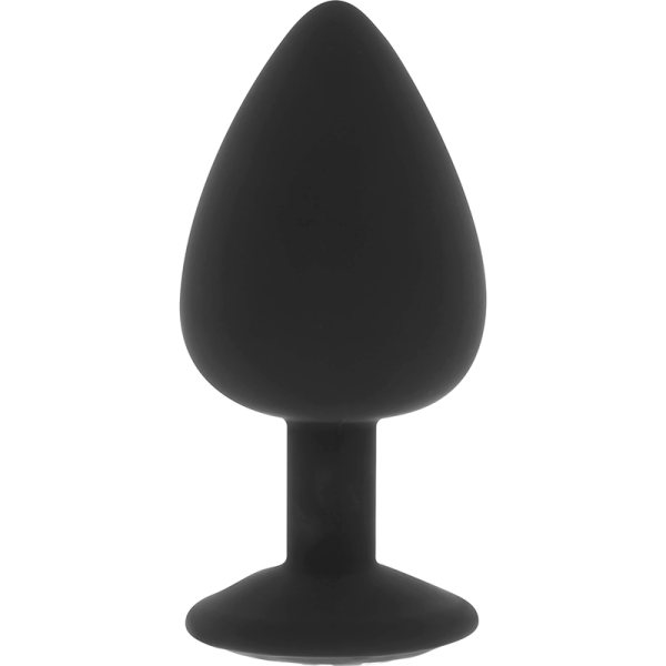 OHMAMA - DIAMOND SILICONE ANAL PLUG SIZE L 9 CM - Afbeelding 2