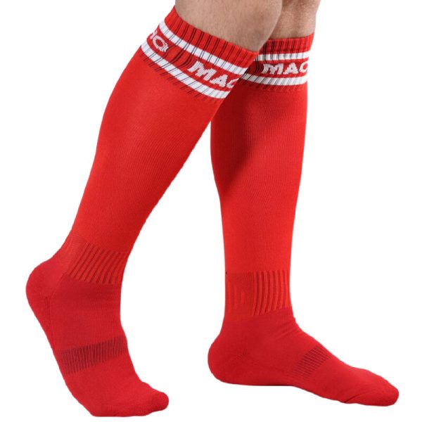 MACHO - LONG SOCKS ONE SIZE RED - Afbeelding 2