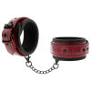 FETISH SUBMISSIVE DARK ROOM - VEGAN LEATHER HANDCUFFS WITH NEOPRENE LINING - Afbeelding 2