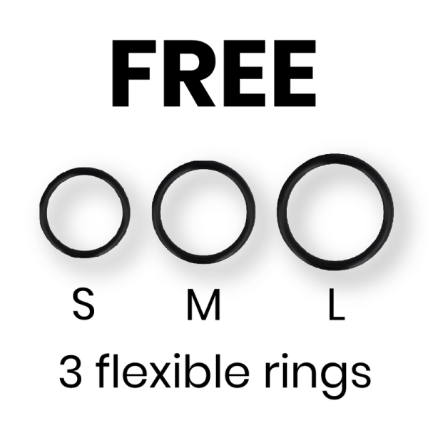 X RAY - HARNESS WITH SILICONE RINGS - Afbeelding 2