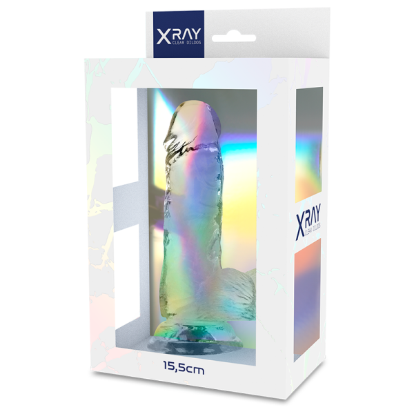 X RAY - HARNESS + CLEAR COCK WITH BALLS 15.5 CM -O- 3.5 CM - Afbeelding 10